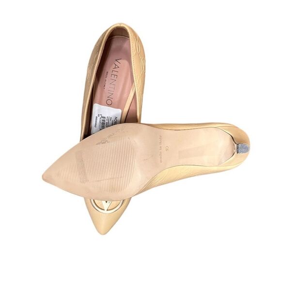 Valentino Clara Logo Pump Size 10 New - Picture 6 of 9